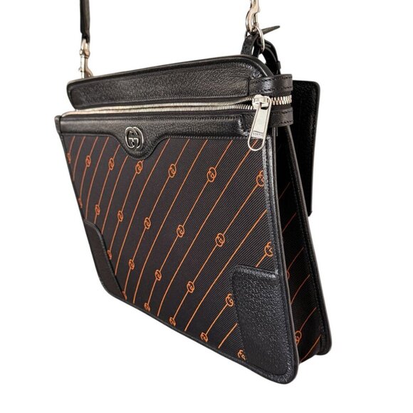 Gucci 752595 Unisex Interlocking Medium GG Messenger Bag - Picture 5 of 16